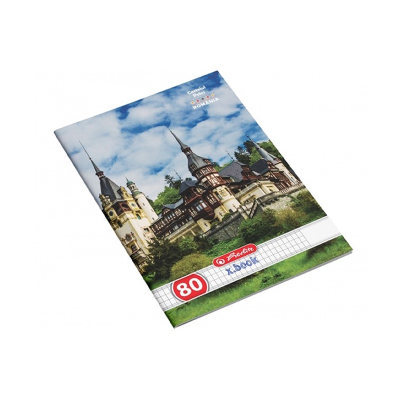 Caiet A4, 80 file, 70g/mp, matematica, Herlitz Romania - imagine 4